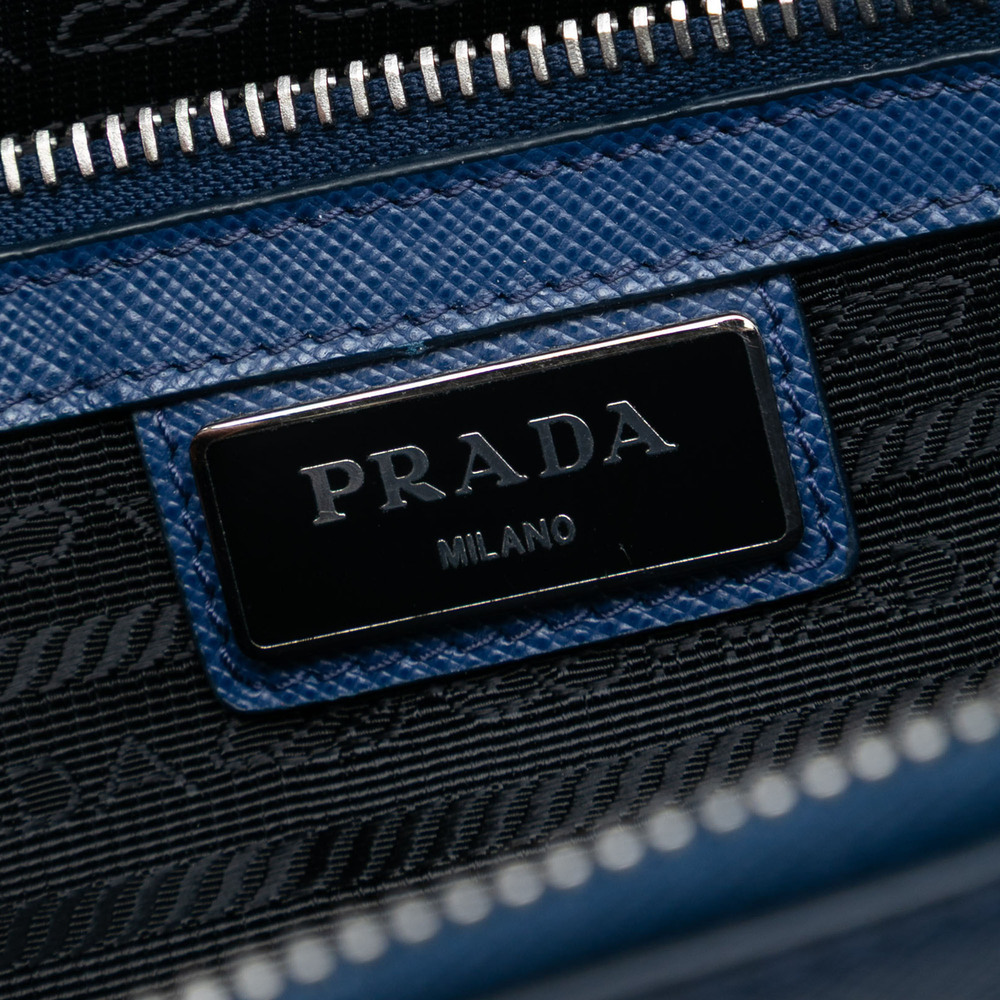 Pre-Loved Prada Saffiano Bellboy Clutch - Picture 5 of 7